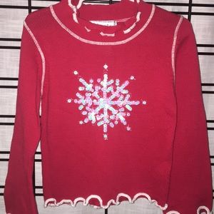 EUC Girls Kobe Kids Med 5/6 Sequin Sweater